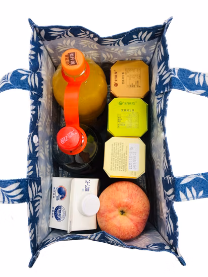 Presente promocional Saco de piquenique ao ar livre Saco térmico de alça dupla